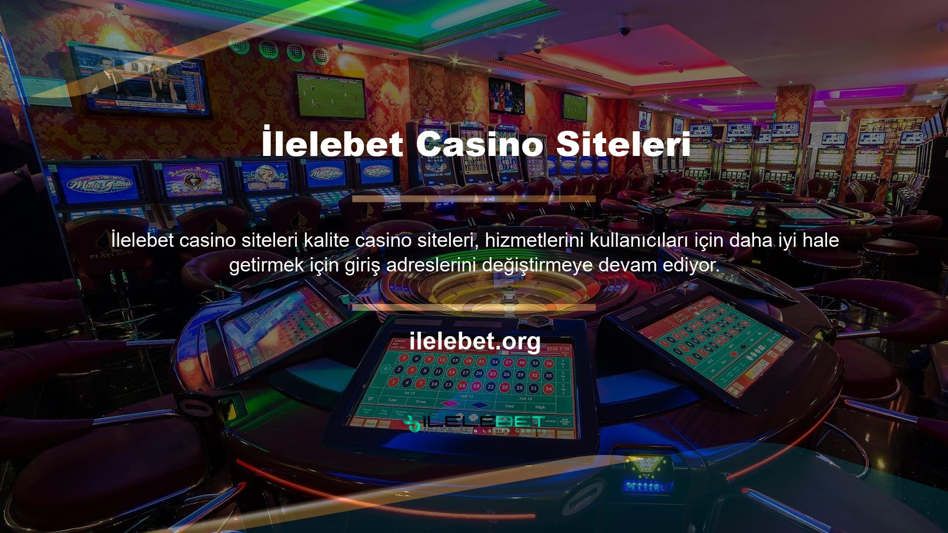 İlelebet bahis sitesi, adresini değiştiren ve kullanıcılarına yardımcı olmak için en son teknolojiyi kullanan bir site